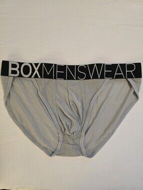 Box Menswear Tanga Brief Gray M